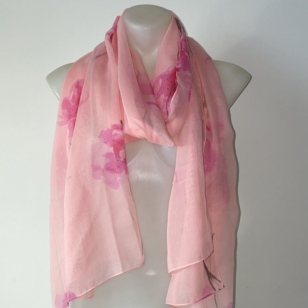 NEW JOULES VERY VERSATILE Scarf Floral pink